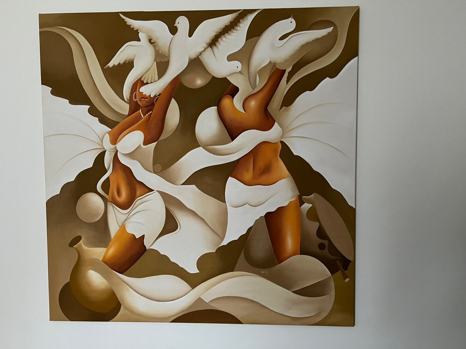 Schilderij, Ophalen