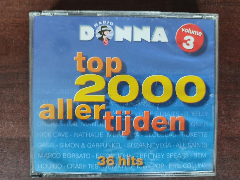 2-CD : DONNA'S TOP 2000 ALLER TIJDEN  Volume 3 (RADIO DONNA), Ophalen of Verzenden