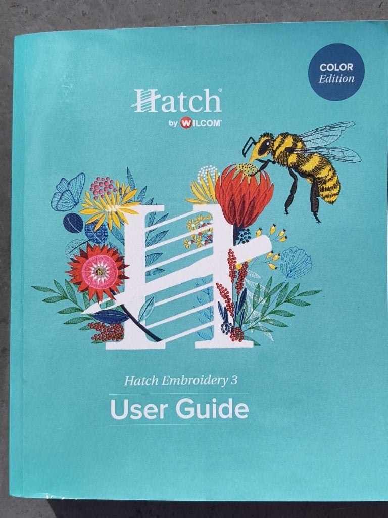 Hatch 3 User Guide, kleurendruk, Ophalen, Zo goed als nieuw, Wilcom, Borduren en Naaien