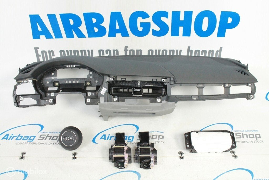 Airbag kit Tableau de bord gris clair Audi A4 B9 8W, Enlèvement ou Envoi, Utilisé