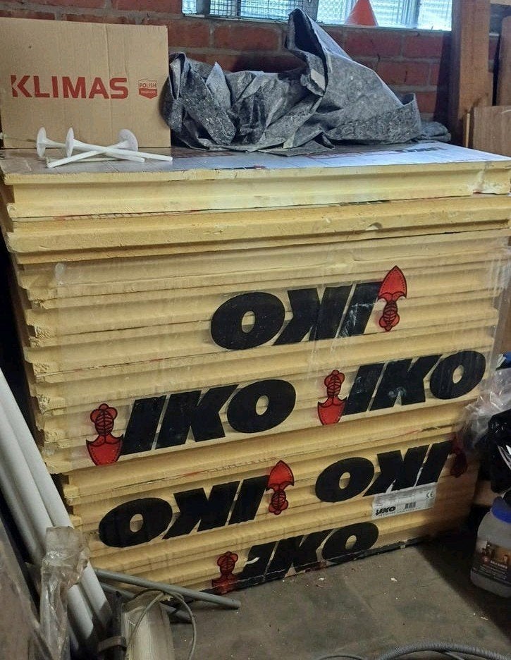 PIR isolatie 8cm 14 platen IKO enertherm, Ophalen