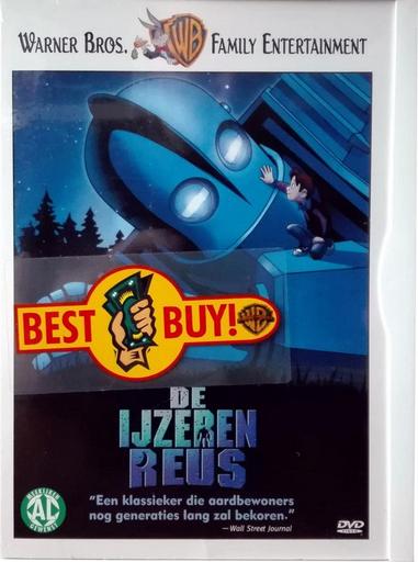 De IJzeren Reus/The Iron Giant (1999) Dvd, Cd's en Dvd's, Gebruikt, Tekenfilm, Ophalen of Verzenden, Alle leeftijden