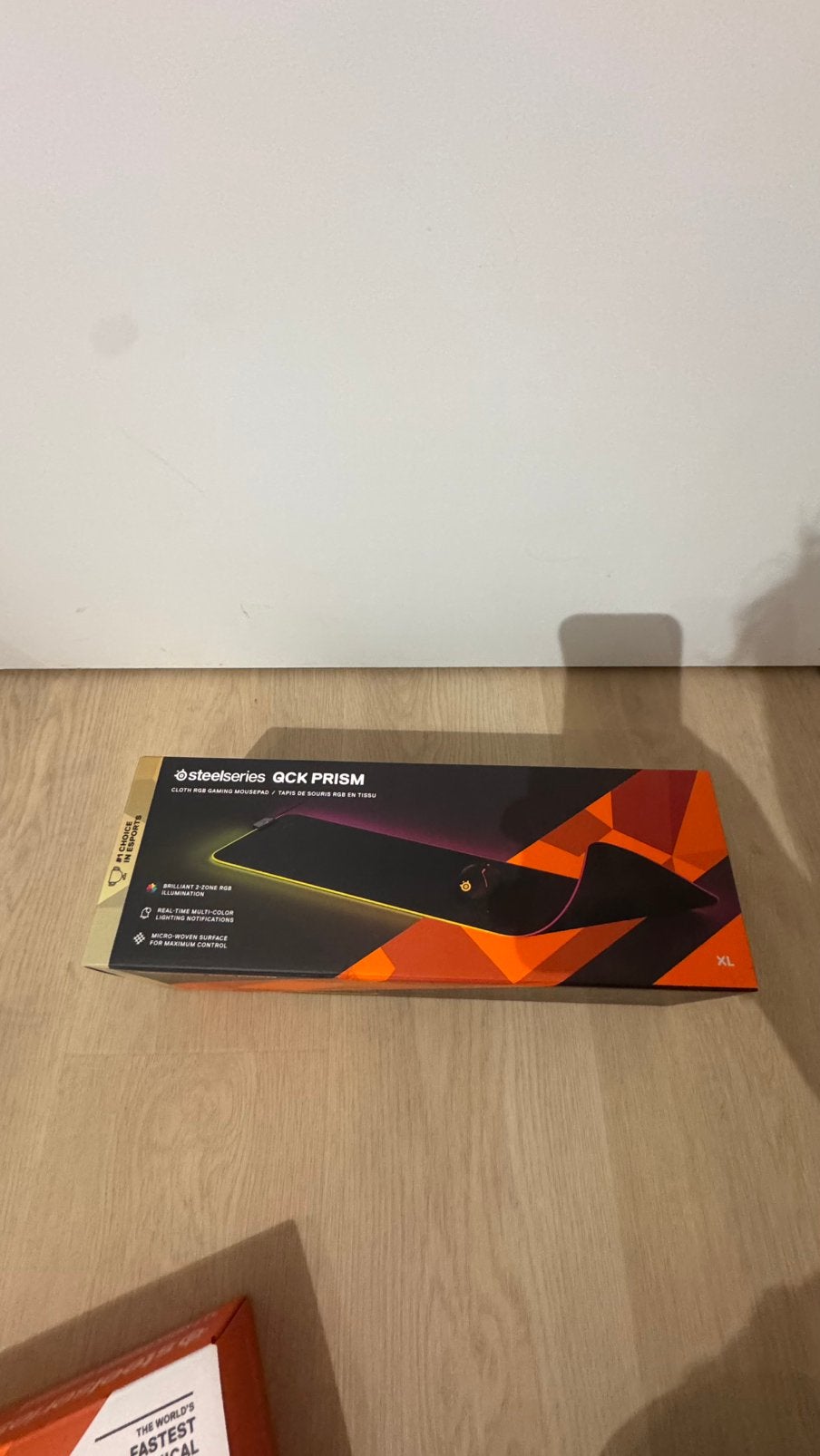 SteelSeries QcK Prism XL RGB gaming mousepad, Ophalen of Verzenden, Zo goed als nieuw