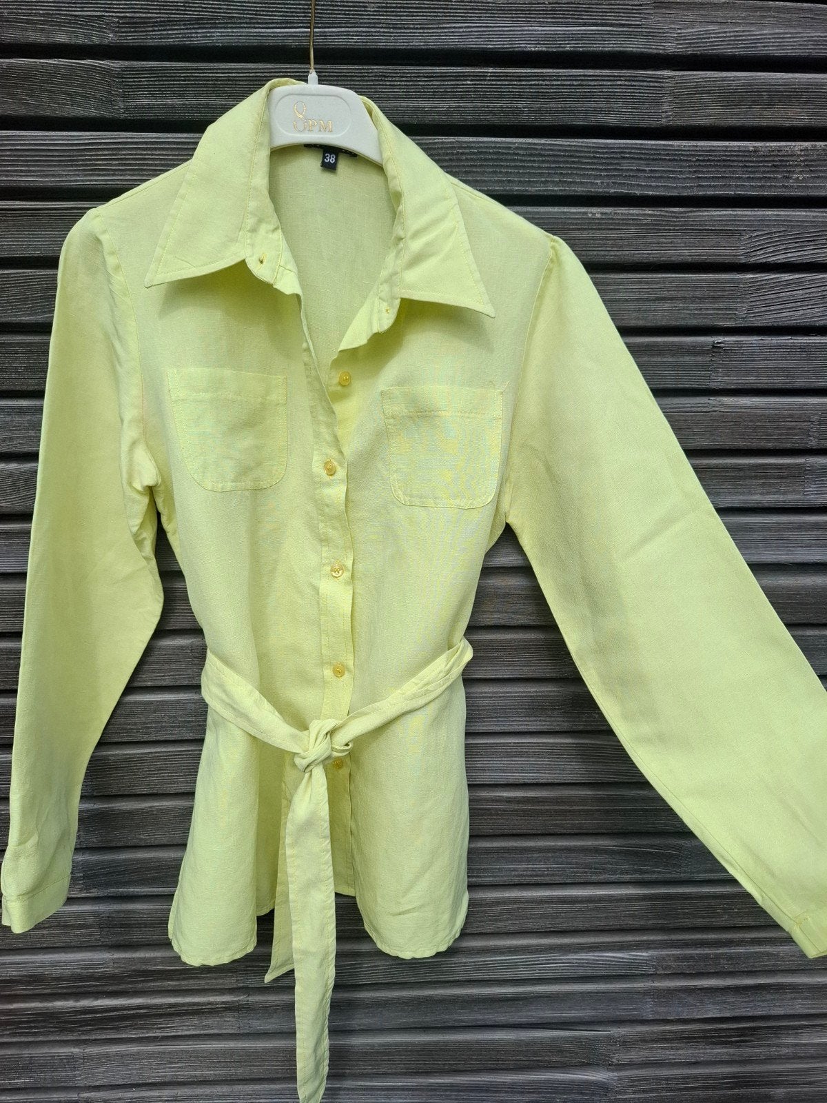 Chemise veste lin Kookaï S M 38 jaune, Vêtements | Femmes, Taille 38/40 (M), Kookaï, Comme neuf, Jaune