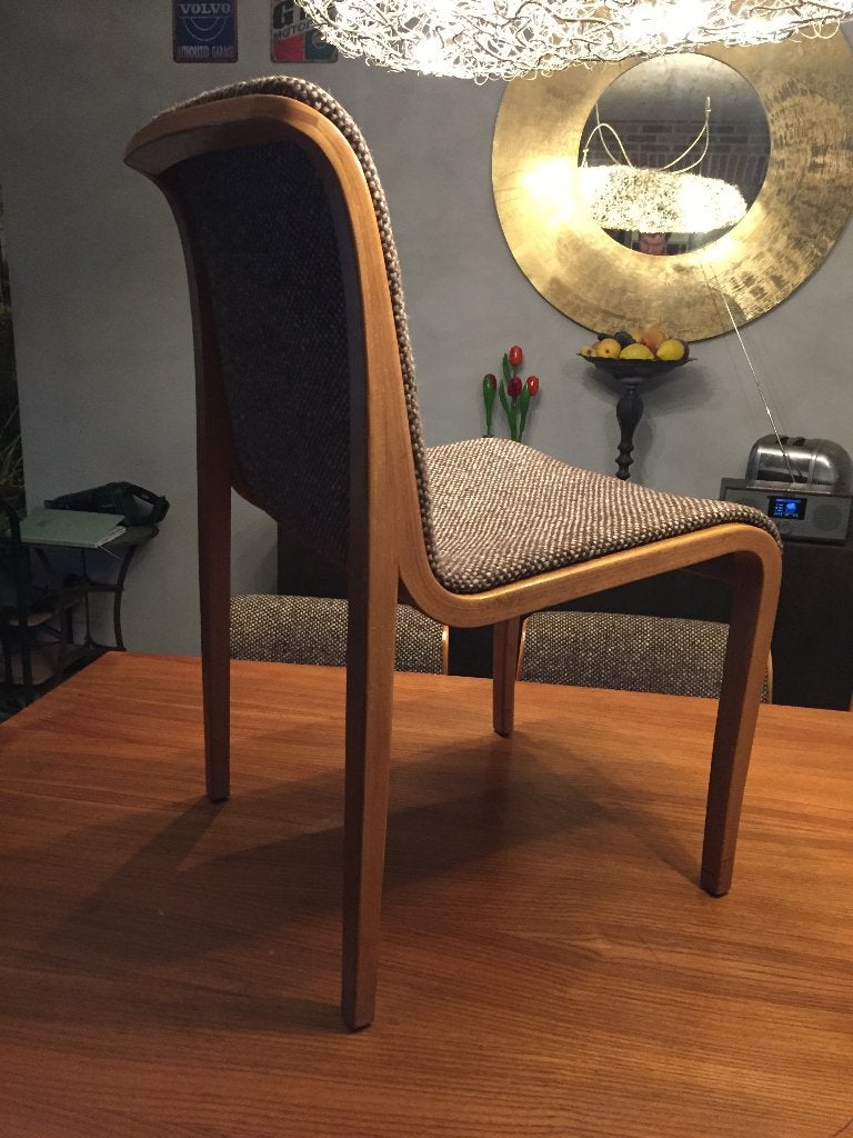 Bill Stephens - bentwood 70's - dining chairs for Knoll 1976, Huis en Inrichting, Stoelen, Ophalen, Gebruikt, Hout, Vijf, Zes of meer stoelen