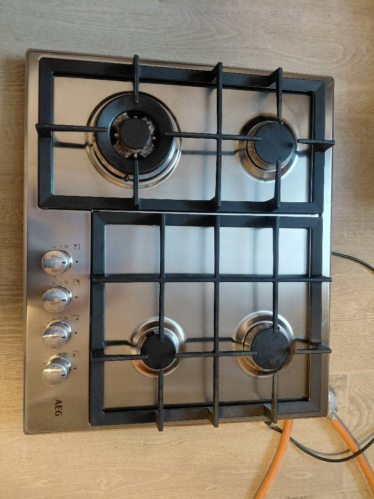 Taque de cuisson gaz AEG, Gaz, 4 zones de cuisson, Encastré, Comme neuf