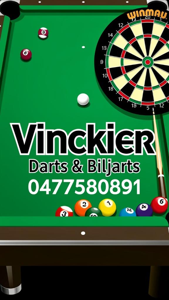 Vandaag open van 10 tot 15 u., Sport en Fitness, Darts, Ophalen, Nieuw, Dartbord