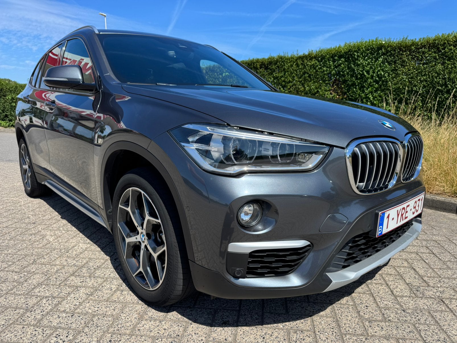 BMW X1 2.0i sDrive - 192pk - 47442km - veel opties, Autos, Argent ou Gris, Achat, Euro 6, Noir