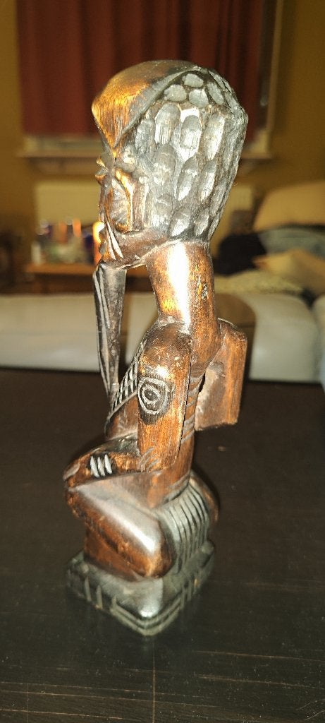 Afrikaanse echte handgemaakte kunst (eind 19e eeuw), Antiek en Kunst, Handgemaakt, Afrika, Overige typen, Meerkleurig