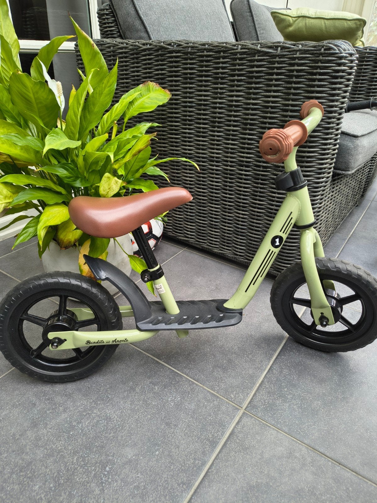 Loopfiets, Ophalen, Loopfiets