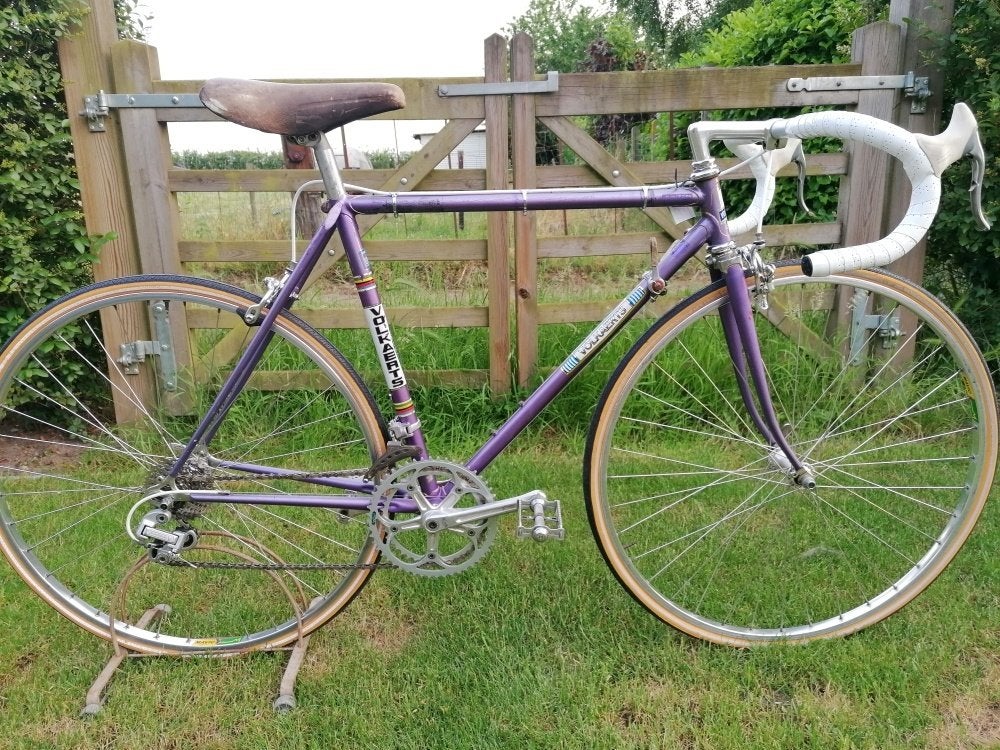 Retro koersfiets Volkaerts, Enlèvement, Années 60 ou plus récent, Volkaerts, 47 à 51 cm