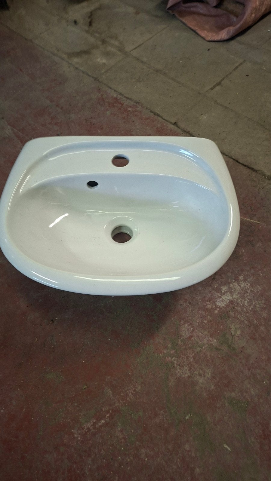 lavabo porselein, Doe-het-zelf en Bouw, Ophalen, Nieuw, Wastafel