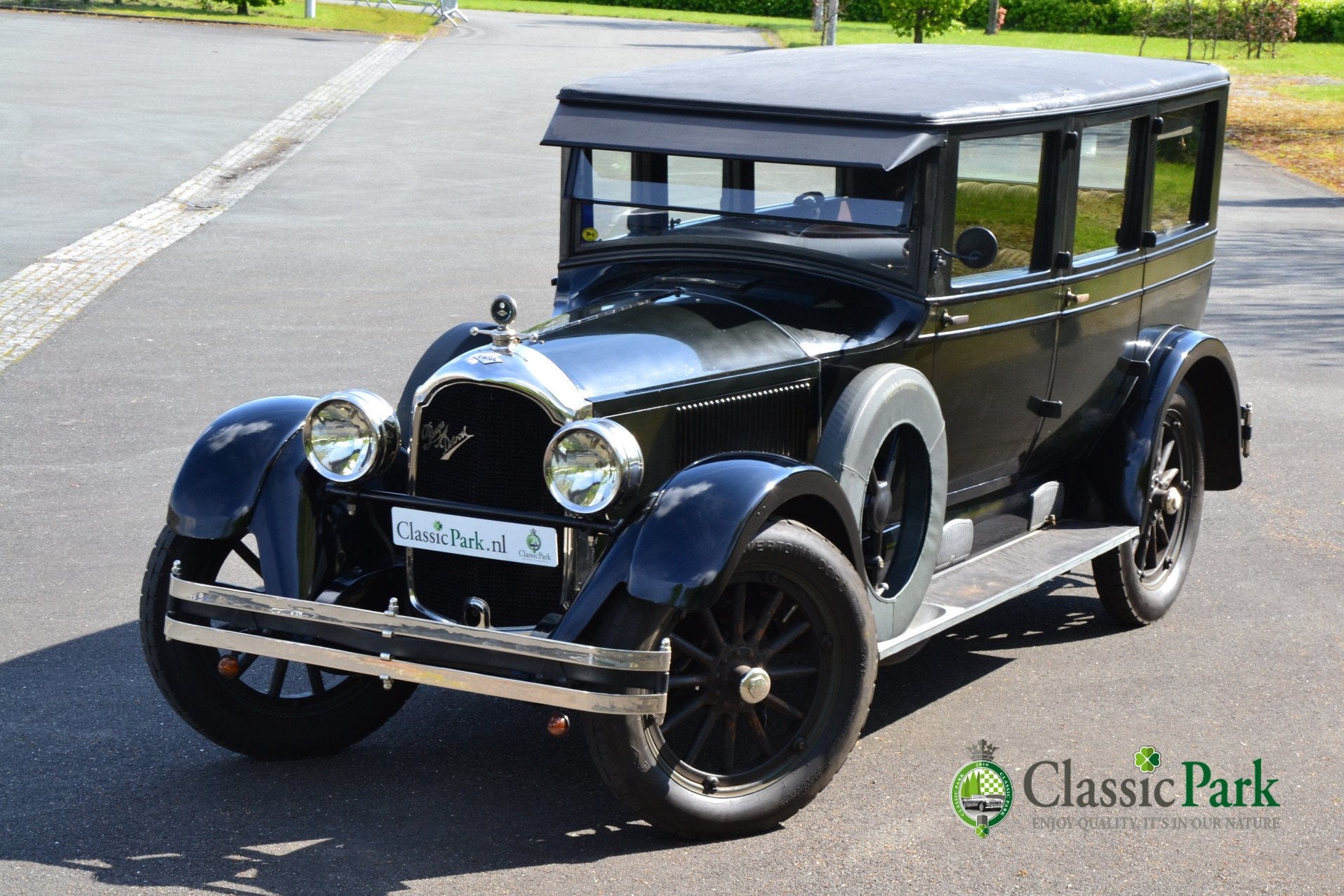 Paige Detroit 670 (bj 1924), Auto's, Oldtimers, Overige merken, 4 deurs, Stof, Zwart