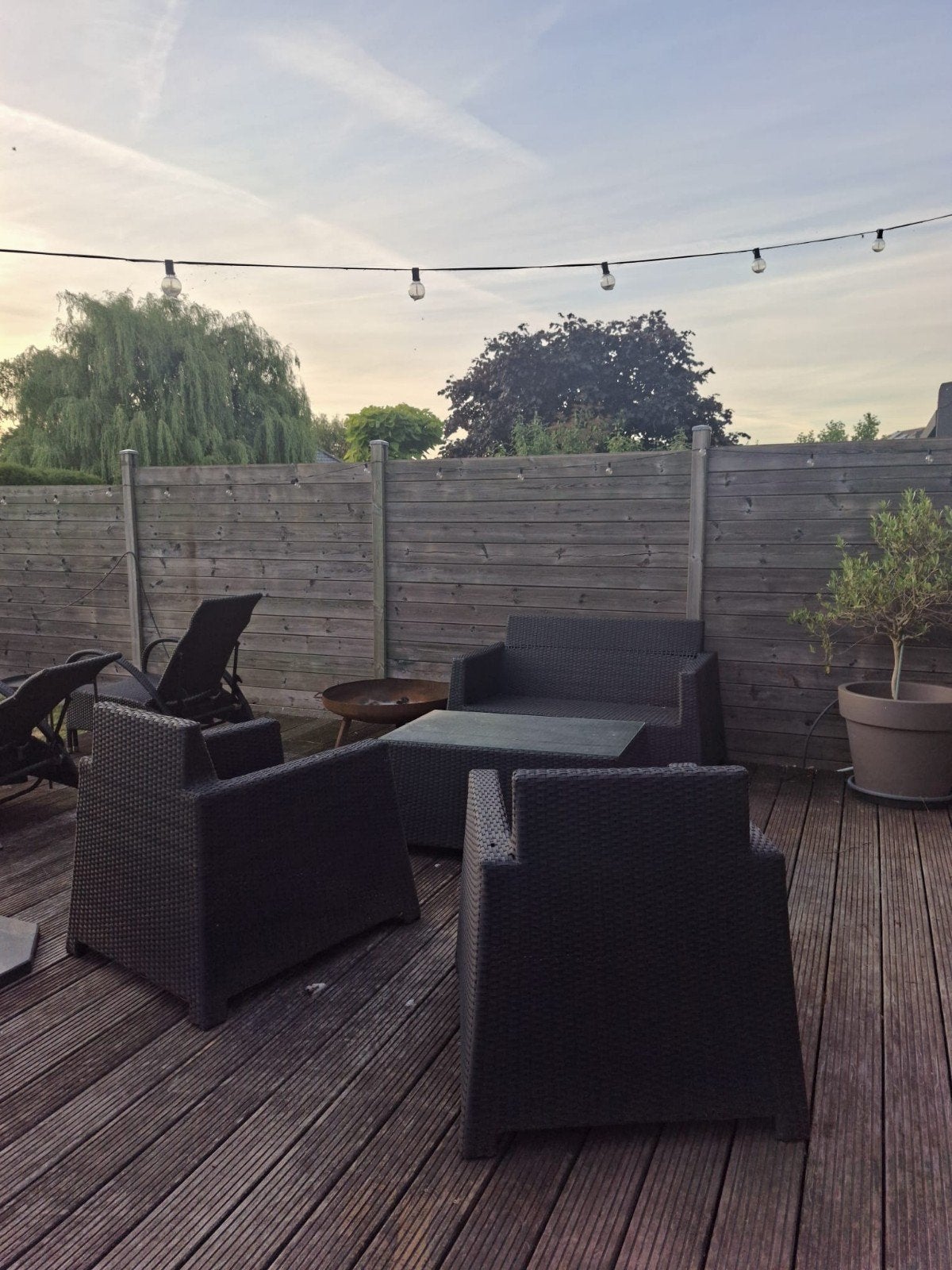 Tuinset Wicker lounge, Tuin en Terras, Ophalen, Tuinset