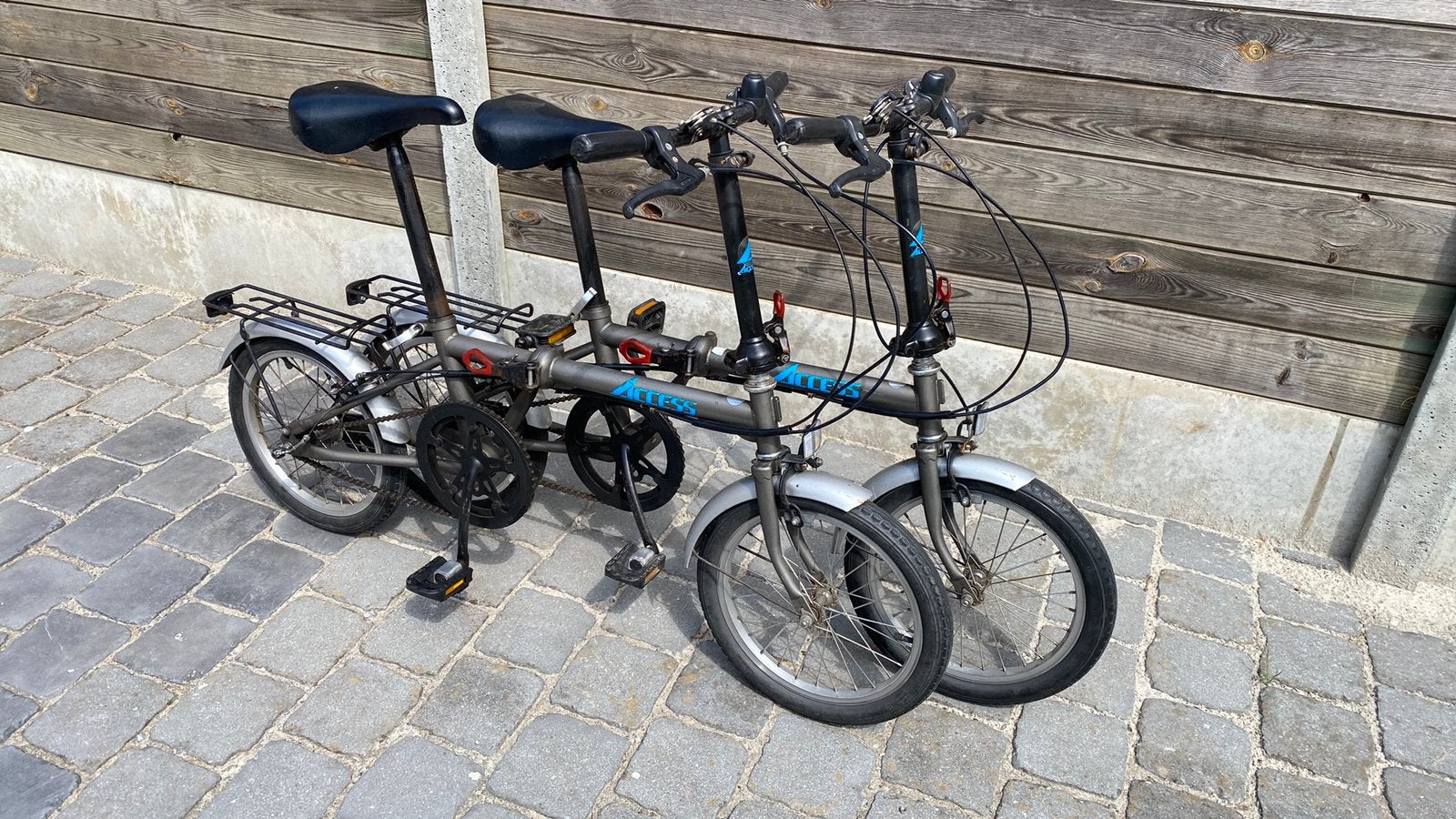 2 plooifietsen, Fietsen en Brommers, Ophalen, Gebruikt, Totaal opvouwbaar, Versnellingen