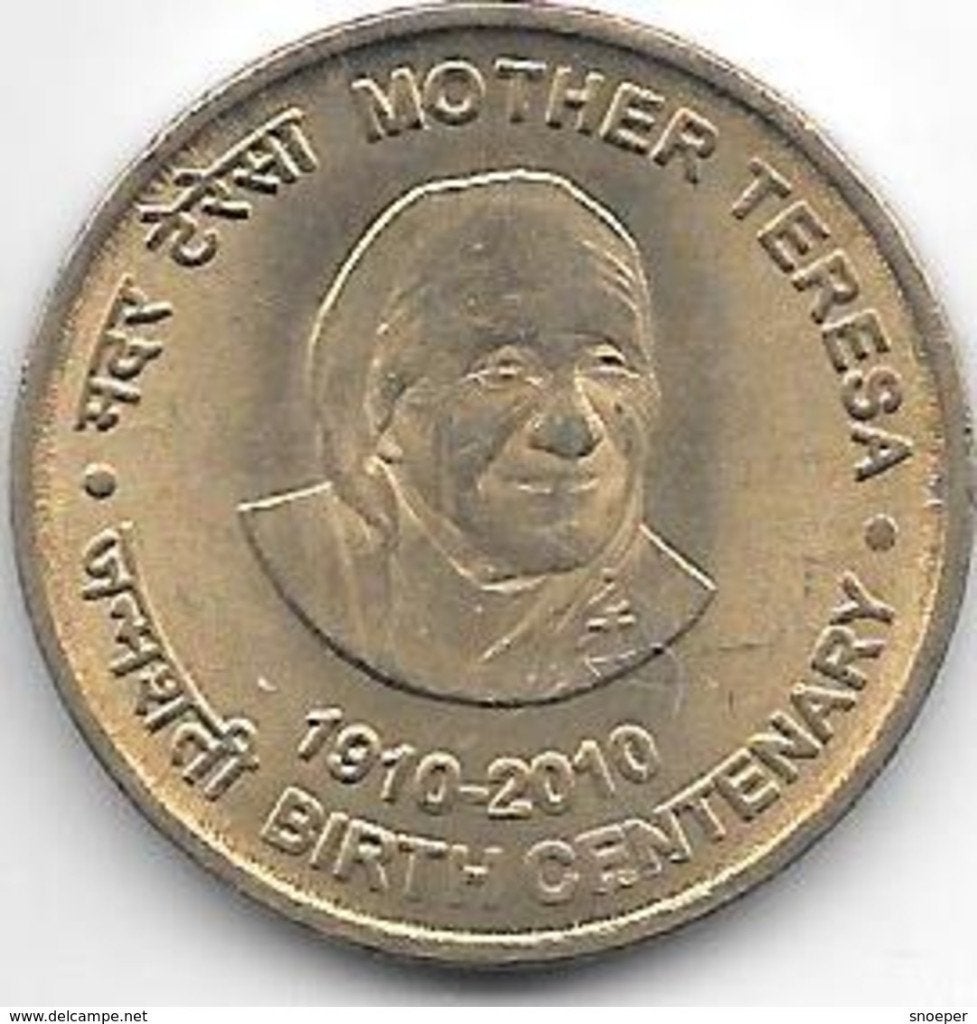 india 5 rupee 2010 B km 381, Verzenden, Zuid-Azië, Losse munt
