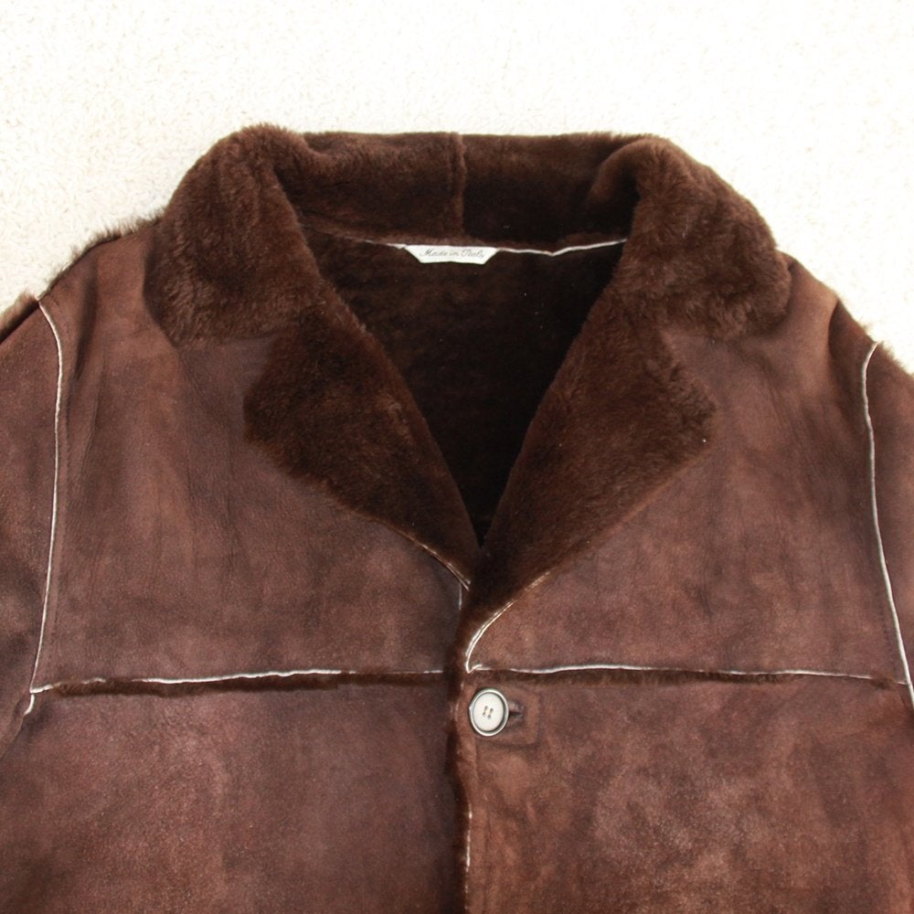 Veste Lammy (100 % fourrure de mouton) (taille 48) €175, -, Vintage, Comme neuf, Brun, Taille 48/50 (M)