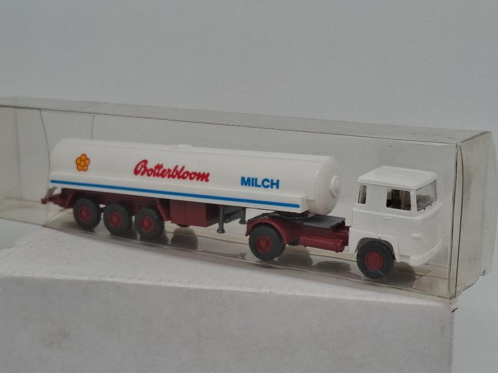 Scania Botterbloom Melk tankwagen - Wiking 1/87, Verzenden, Zo goed als nieuw, Bus of Vrachtwagen, Wiking