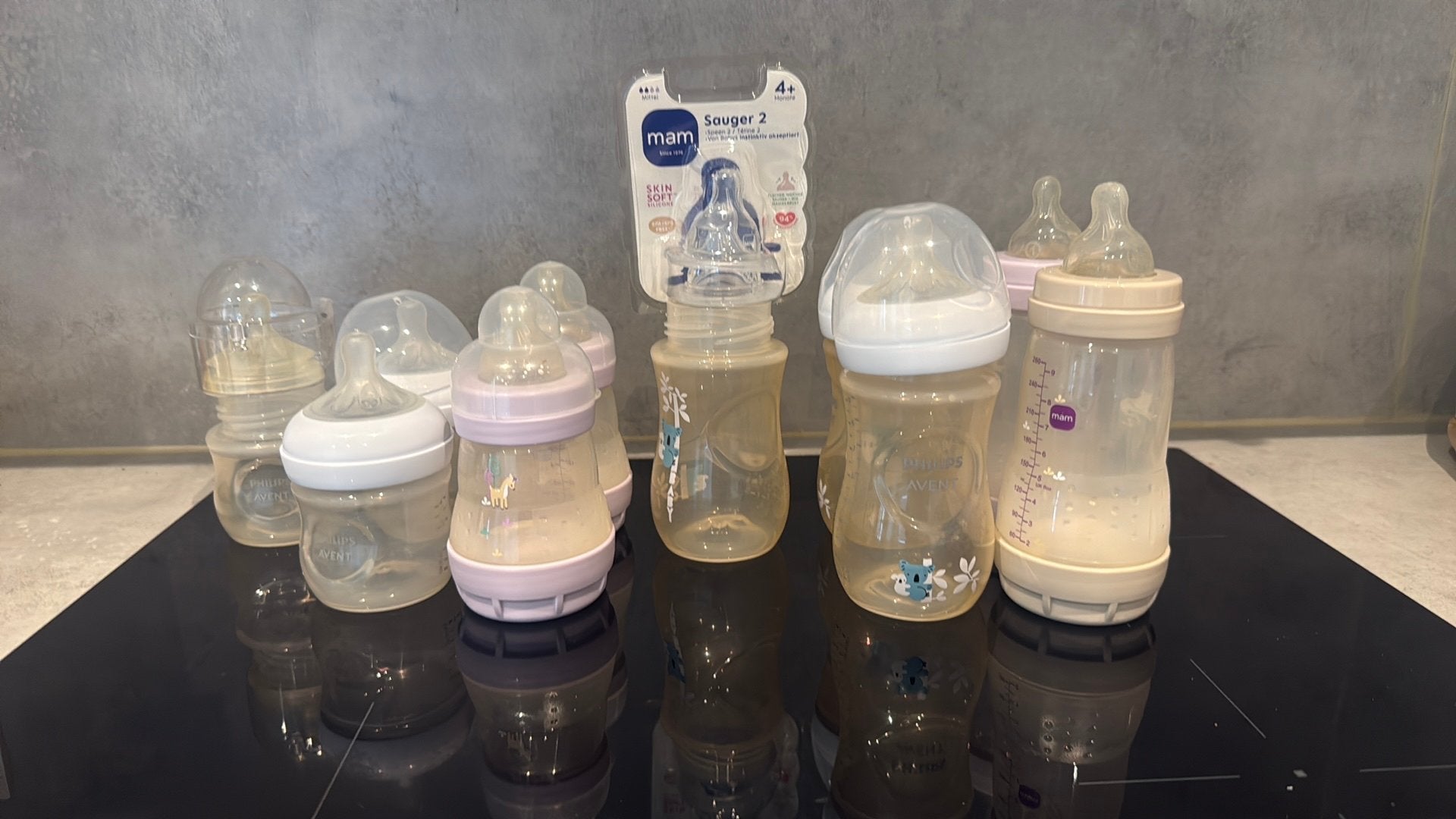 Babyflessen met tut en verdeeldoosjes, Enlèvement ou Envoi