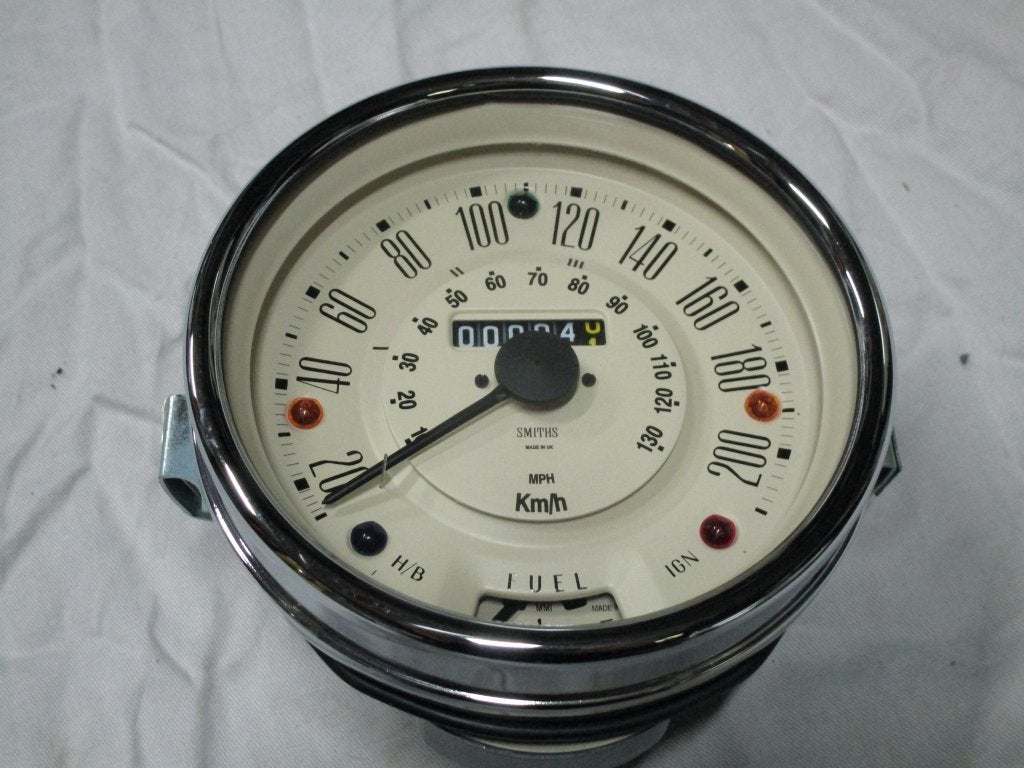 centrale teller COOPER S 200 km/h magnolia Classic Mini, Ophalen, Nieuw, Austin