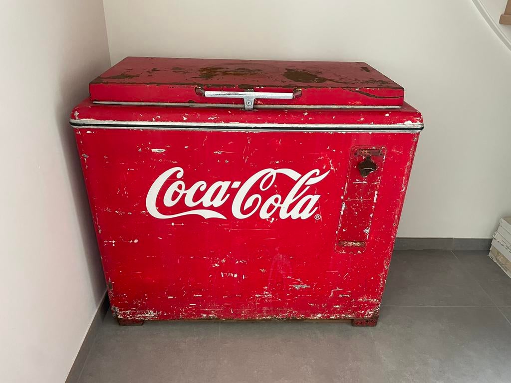 Vintage coca cola frigo, Ophalen, Zo goed als nieuw