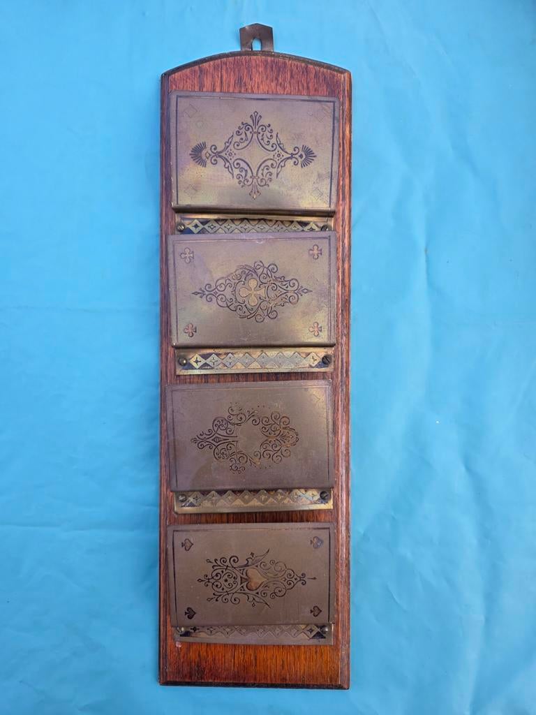 Vintage opberger voor kaartspellen, Verzamelen, Ophalen