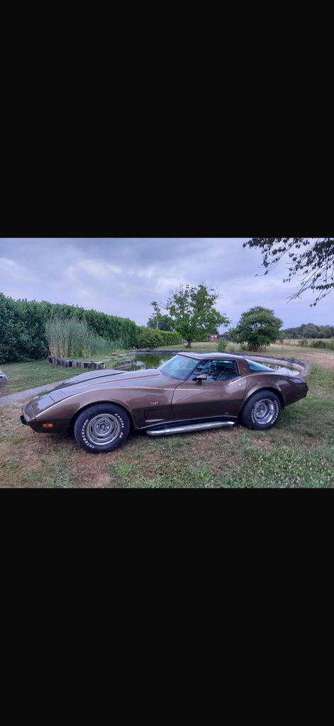 Chevrolet corvette c3 1978 25th anniversaire, Auto's, Automaat, Achterwielaandrijving, Leder, Bruin