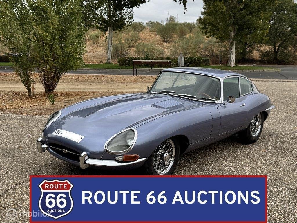Jaguar E-Type Coupé | 1963 | Route 66 Auctions, Autos, Achat, Entreprise, Boîte manuelle, Autre carrosserie