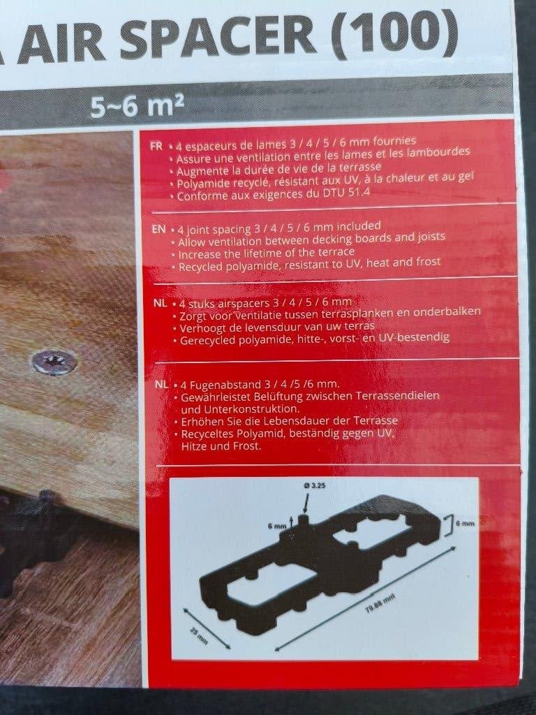 COBRA luchtspacer, Doe-het-zelf en Bouw, Ophalen of Verzenden, Nieuw, Overige typen
