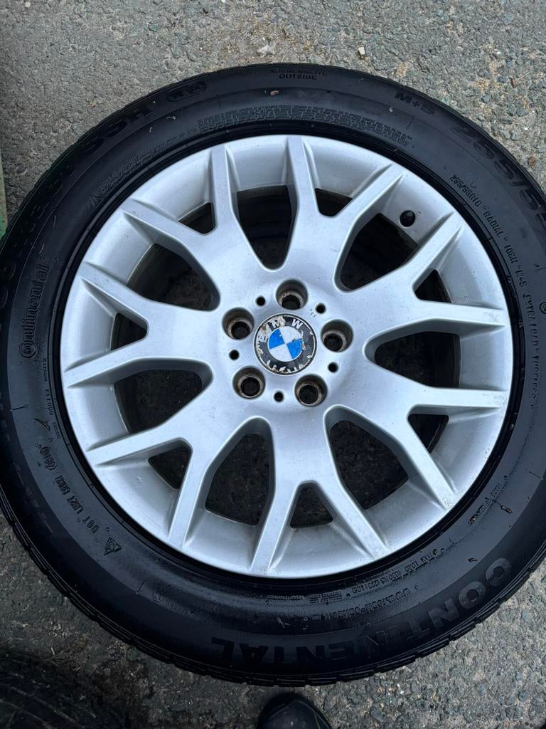 Set BMW x5 velgen 255/55R18, Auto-onderdelen, Banden en Velgen, Ophalen, Winterbanden, Band(en)