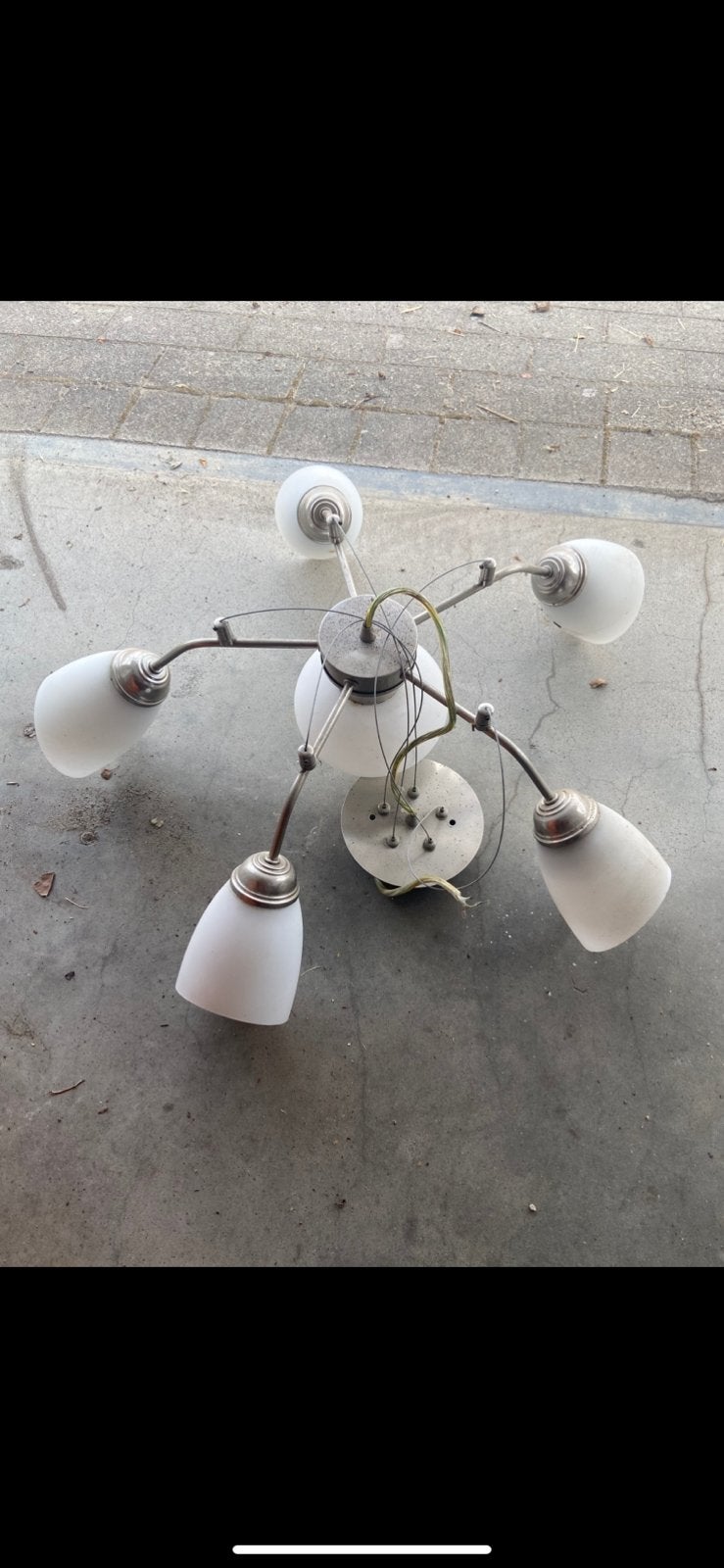 parasolvoet koffer lamp kast spoelbak tafelstoel fiets zetel, Tuin en Terras, Ophalen, Zo goed als nieuw, Parasolvoet