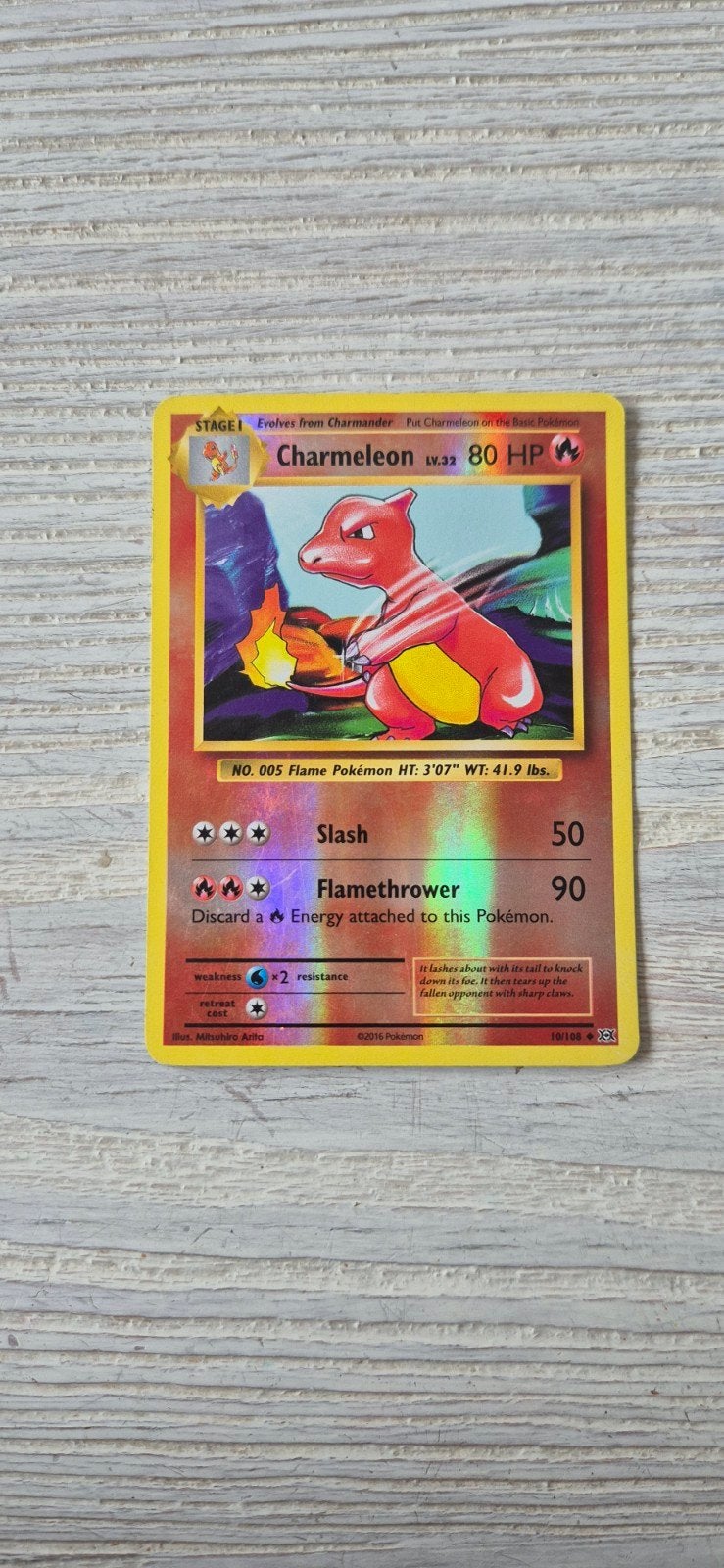 pokemonkaart charmeleon, Enlèvement