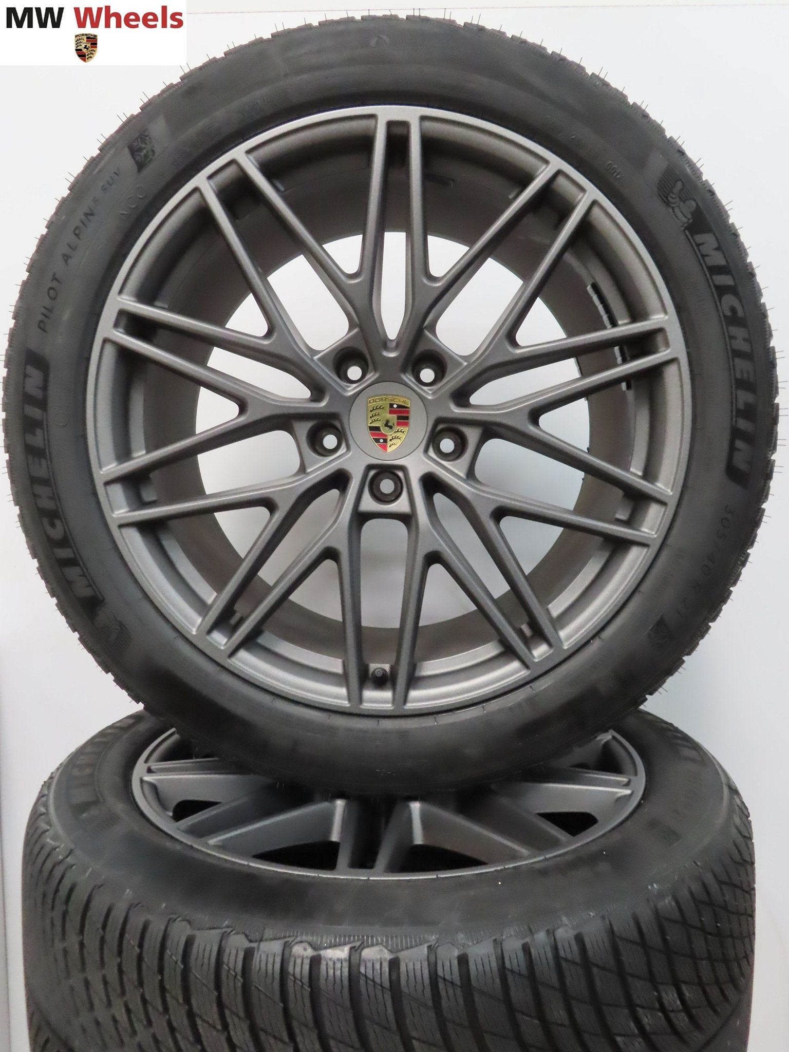 Porsche 21 inch velgen Cayenne 9Y SUV 2025 winterbanden, Auto-onderdelen, Banden en Velgen, Gebruikt, -, 285 mm, -