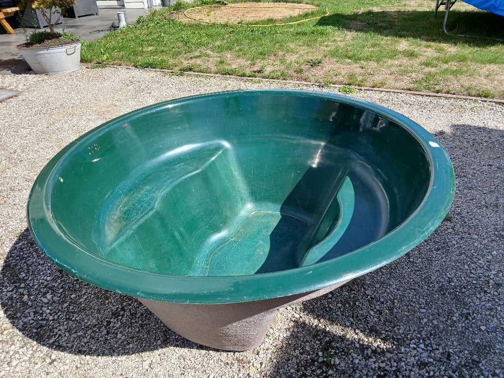 Visvijver in polyester, Ophalen, Zo goed als nieuw