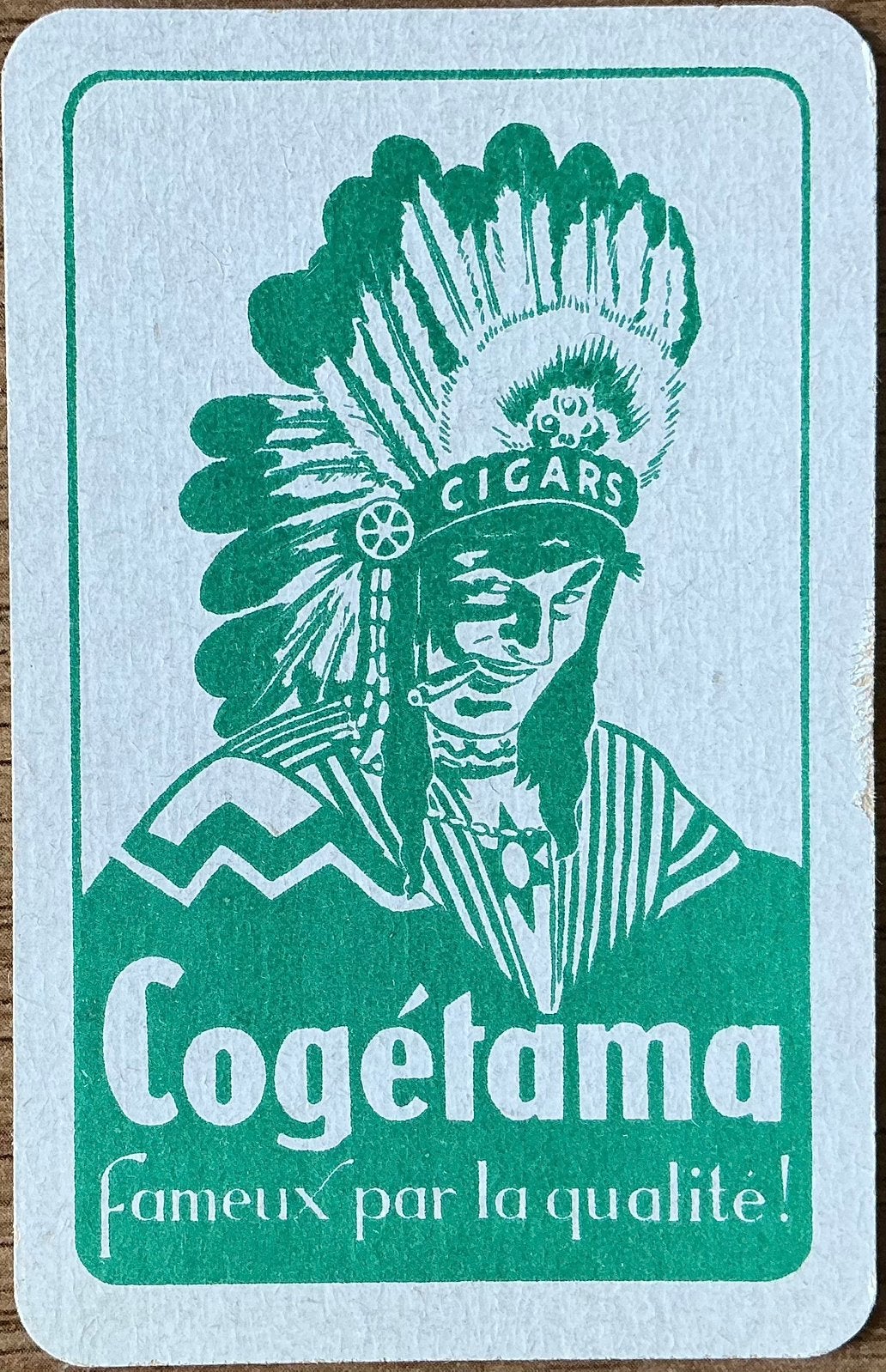 Splk COGÉTAMA CIGARS, Ophalen of Verzenden, Zo goed als nieuw, Speelkaart(en)