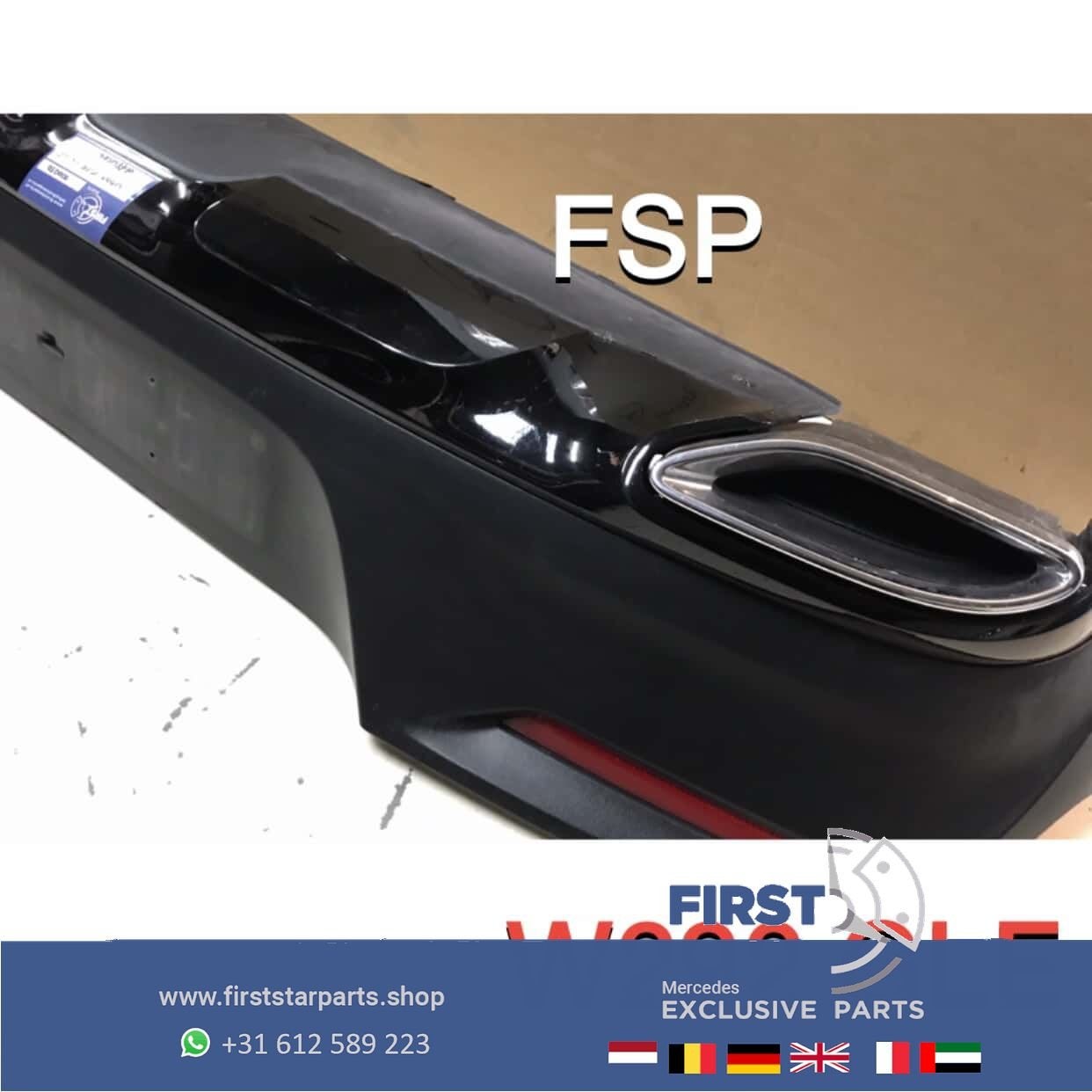 W292 GLE COUPÉ AMG LINE DIFFUSER ACHTERBUMPER Mercedes 2015-, Utilisé, -, -, Enlèvement ou Envoi