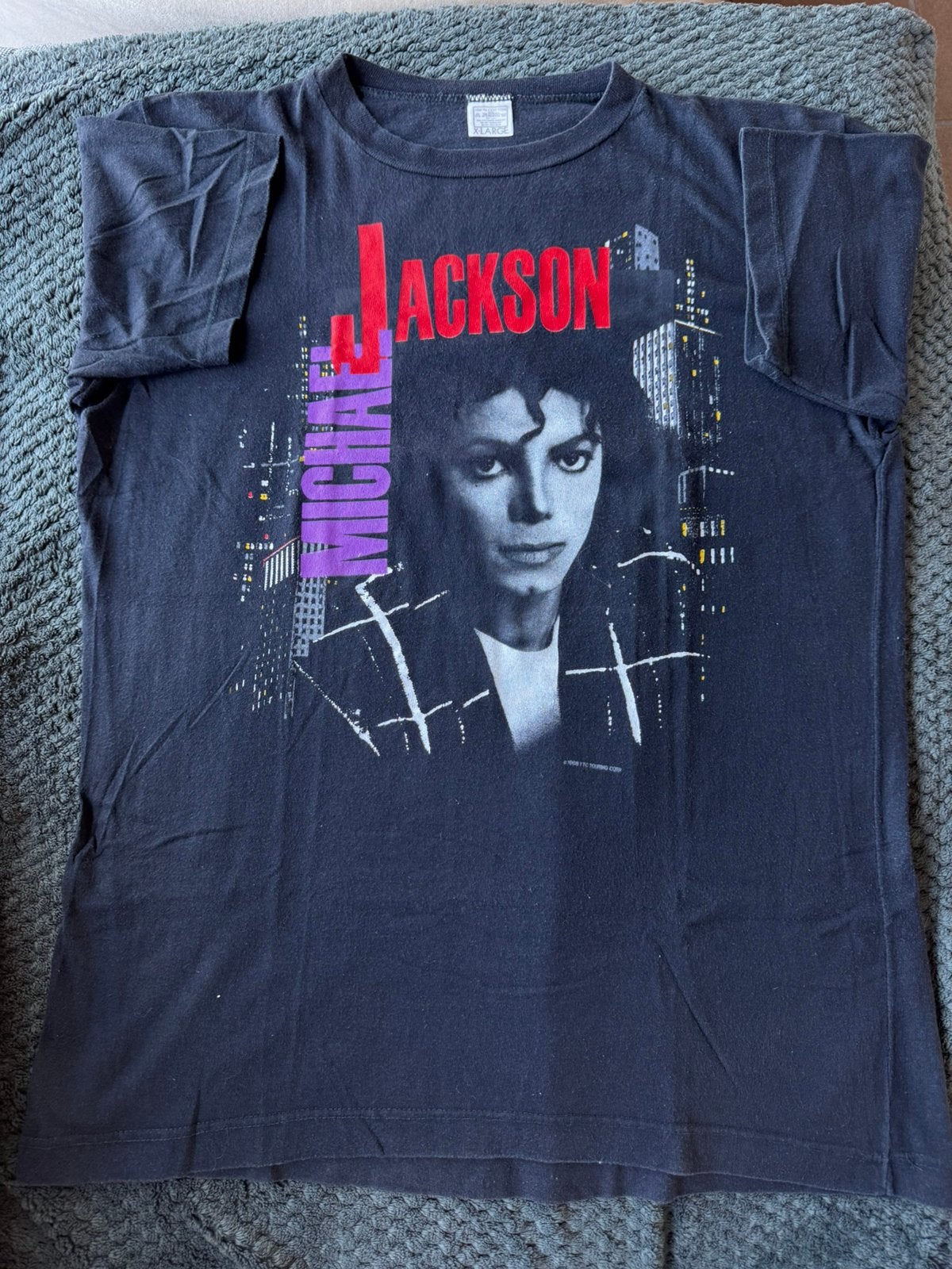 T-Shirt Michael Jackson, Kleding | Heren, Ophalen of Verzenden, Zo goed als nieuw, Maat 56/58 (XL), Zwart