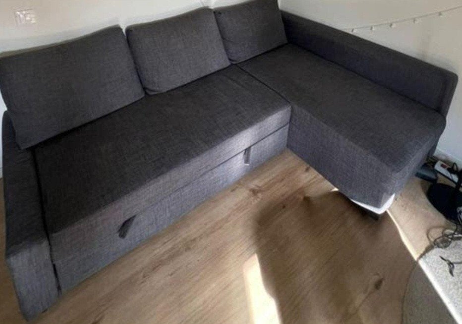 Slaapbank Zetel friheten, Huis en Inrichting, Slaapkamer | Slaapbanken, Ophalen, Grijs