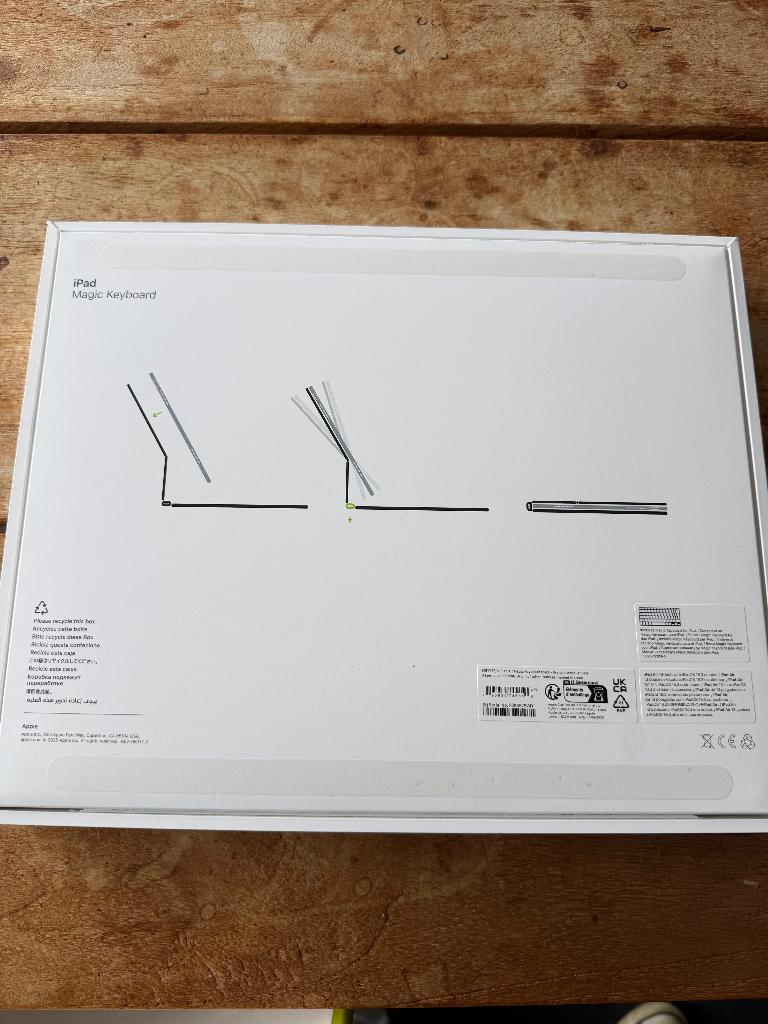 Magic Keyboard voor 13‑inch iPad Air (M4) - Frans - Zwart, Computers en Software, Apple iPads, Ophalen, 13 inch of meer, Zwart