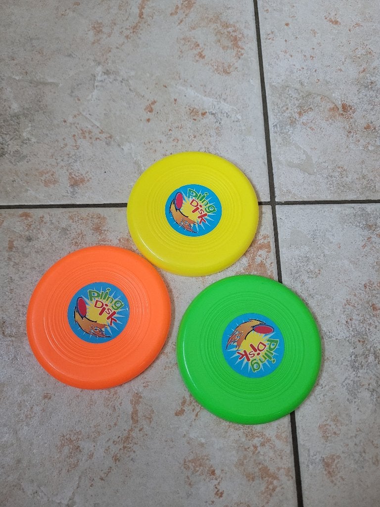 Mini frisbees, Enlèvement, Utilisé