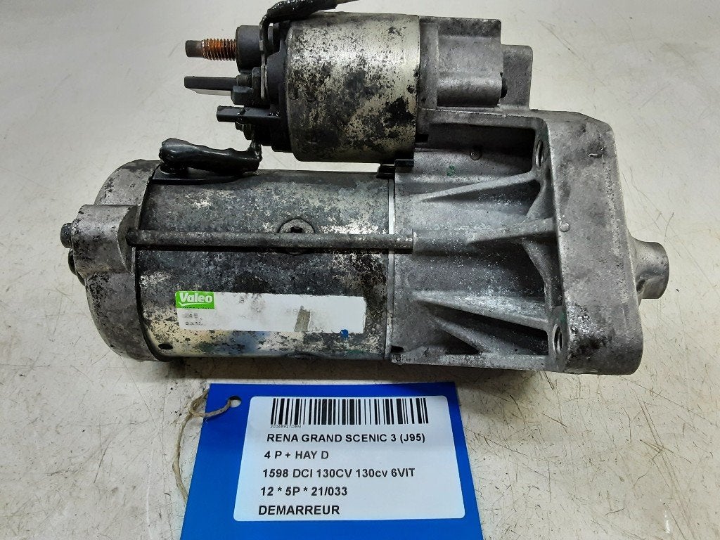 DÉMARREUR Renault Grand Scénic III (JZ) (01-2009/12-2016), Renault, Mevr. I. Hauben, Utilisé, Rue de l'Espoir 34 34
4030  GRIVEGNÉE, BE