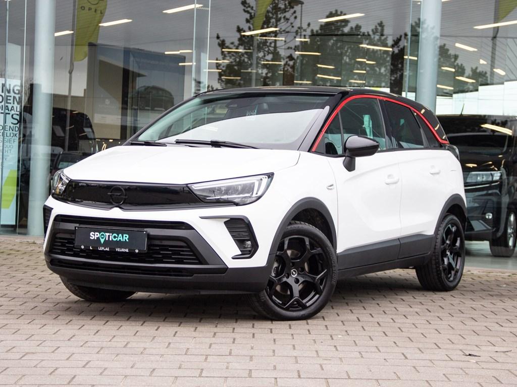 Opel Crossland GS 1.2T AT6 130PK |APPLE CARPLAY|CAMERA|, Automaat, Parkeersensor, Wit, 130 pk
