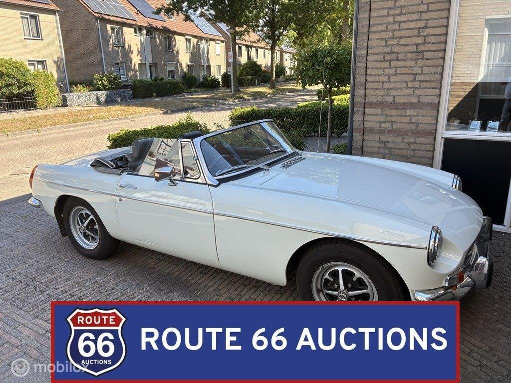 MG MGB Cabriolet | 1973 | Route 66 Auctions, Achat, Entreprise, Boîte manuelle, Autre carrosserie