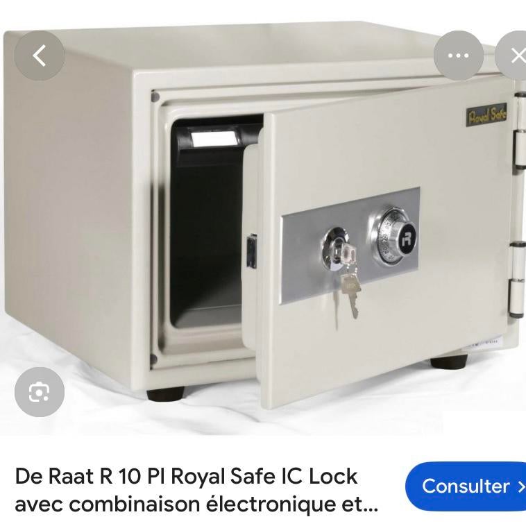 Coffre fort Royal Safe R10, Ophalen, Zo goed als nieuw