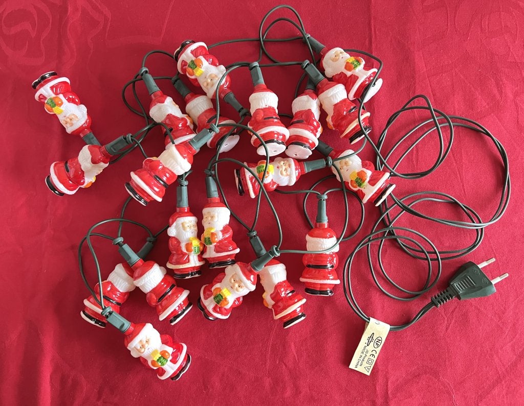 Guirlande lumineuse avec Père Noël, Divers, Enlèvement ou Envoi, Aucun, Aucun, Utilisé