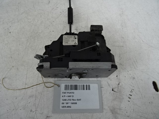 PORTIERSLOT LINKS ACHTER Fiat Grande Punto (199) (51797569), Gebruikt, Achter, Fiat