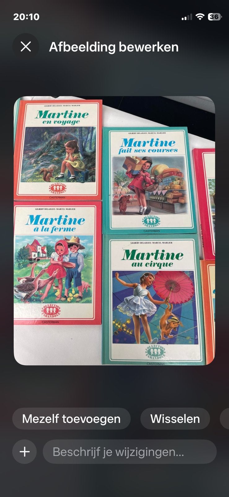 Martine 9 Franstalige boeken , perfecte staat, Ophalen, Zo goed als nieuw