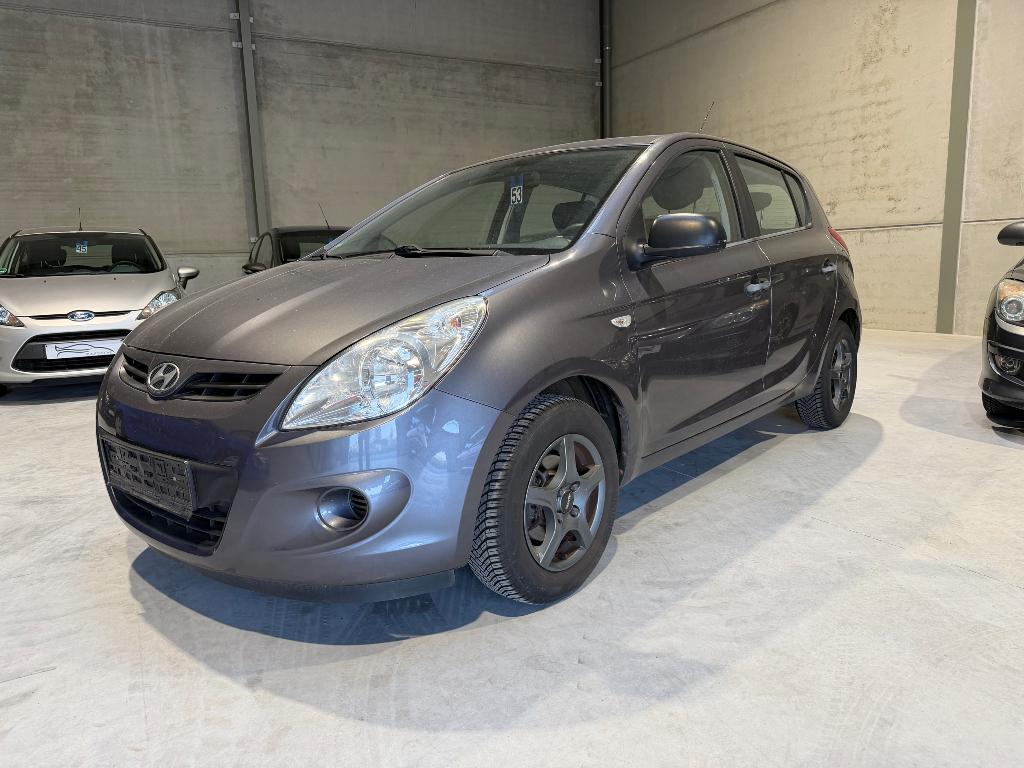 Hyundai I20 1.2 benzine | airco | alu velgen | garantie, Auto's, Euro 5, Stof, Zwart, Airconditioning