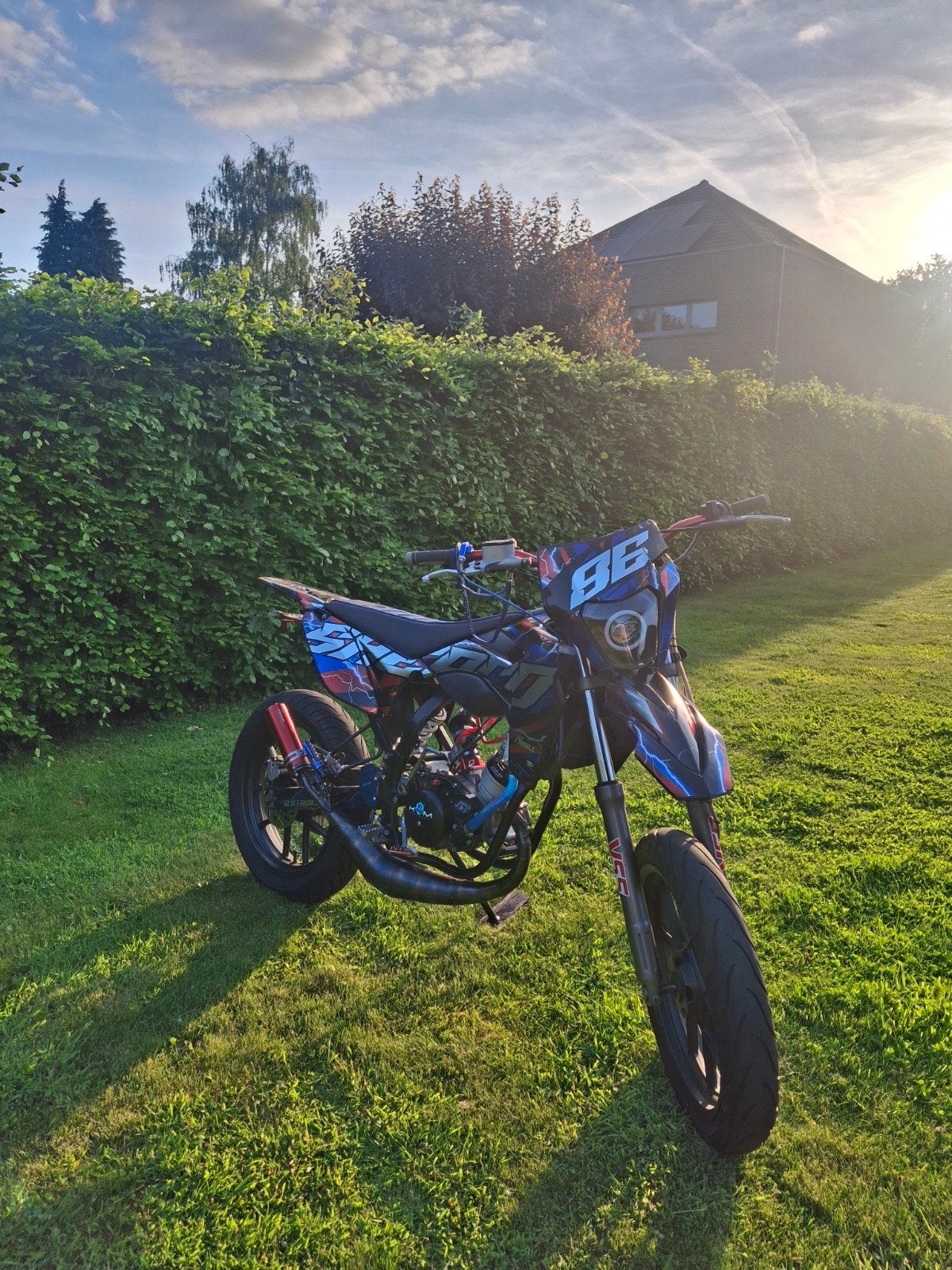 sherco sm50 full option, 86 cc, Zo goed als nieuw, Ophalen, Overige merken