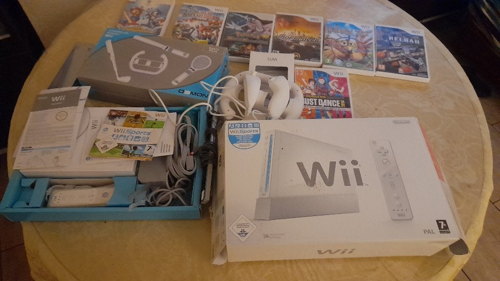 Wii complète, Games en Spelcomputers, Ophalen, Zo goed als nieuw, Met games